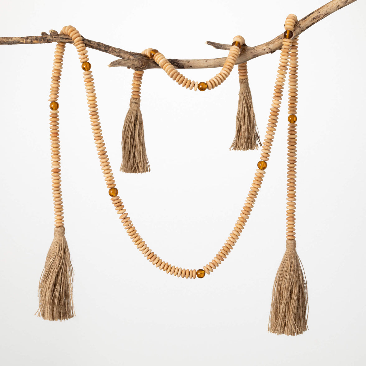 Amber Beaded Large Garland