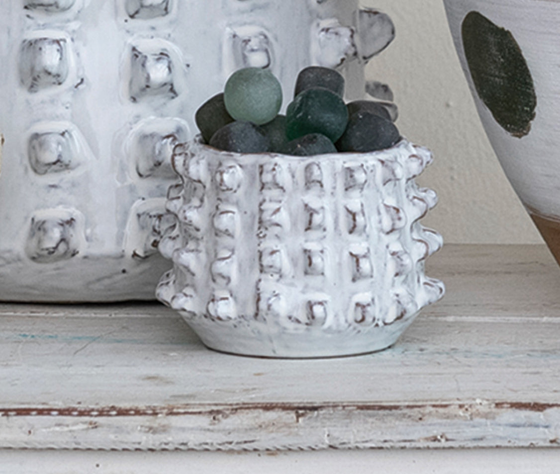 Stoneware Sculptural Planter