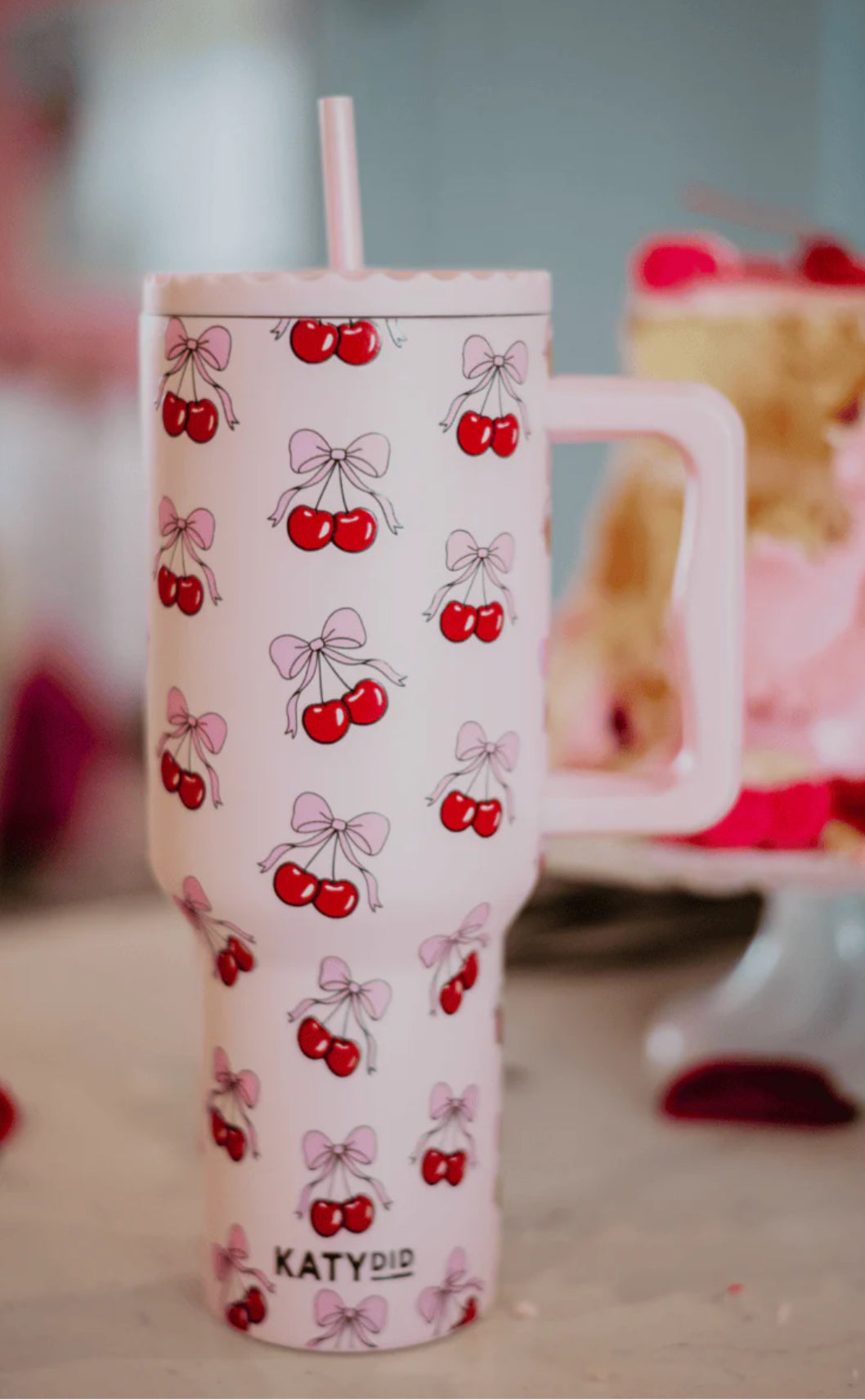 Cherry Bow 40 oz. Tumbler