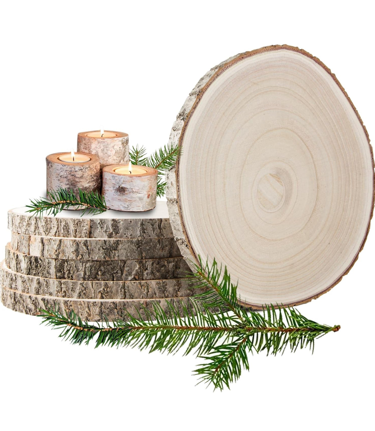 Rustic Wood Slices (Large)