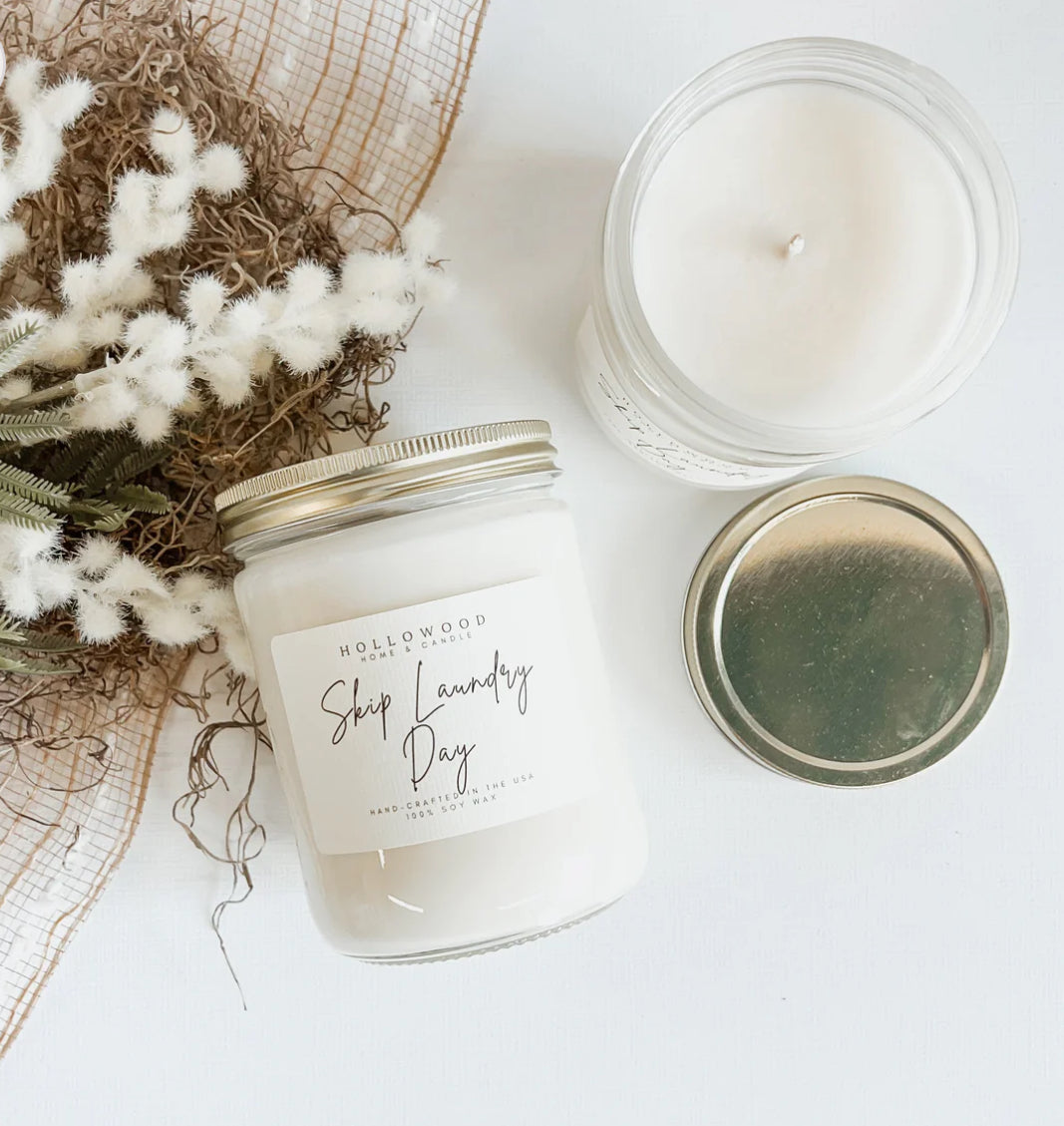 Skip Laundry Day Hollowood Candle