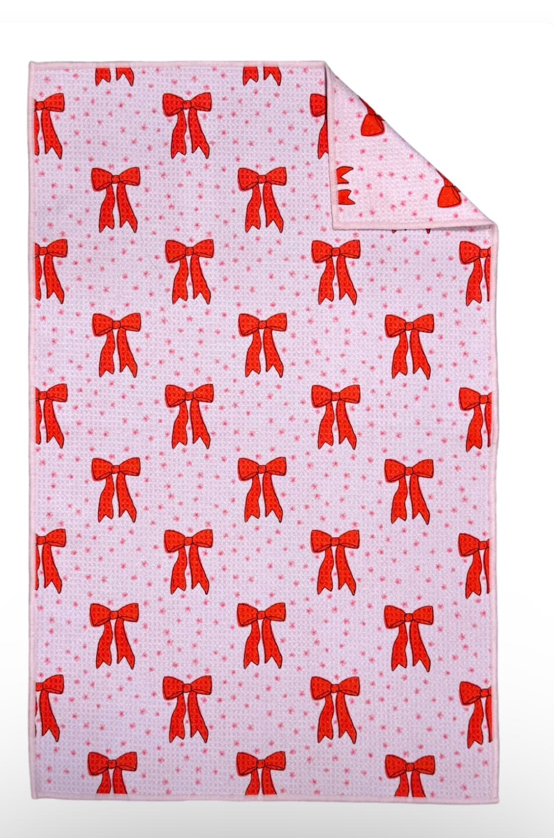 Put A Bow On It Double Sided Hand Towel