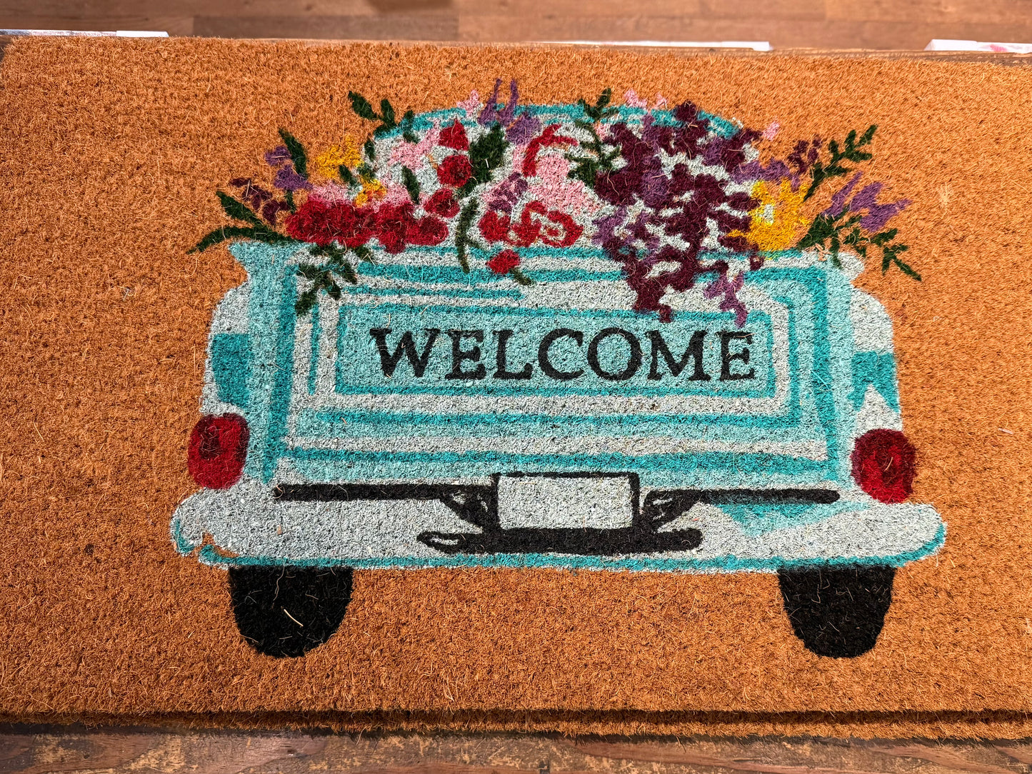 Farm Fresh Flowers Doormat