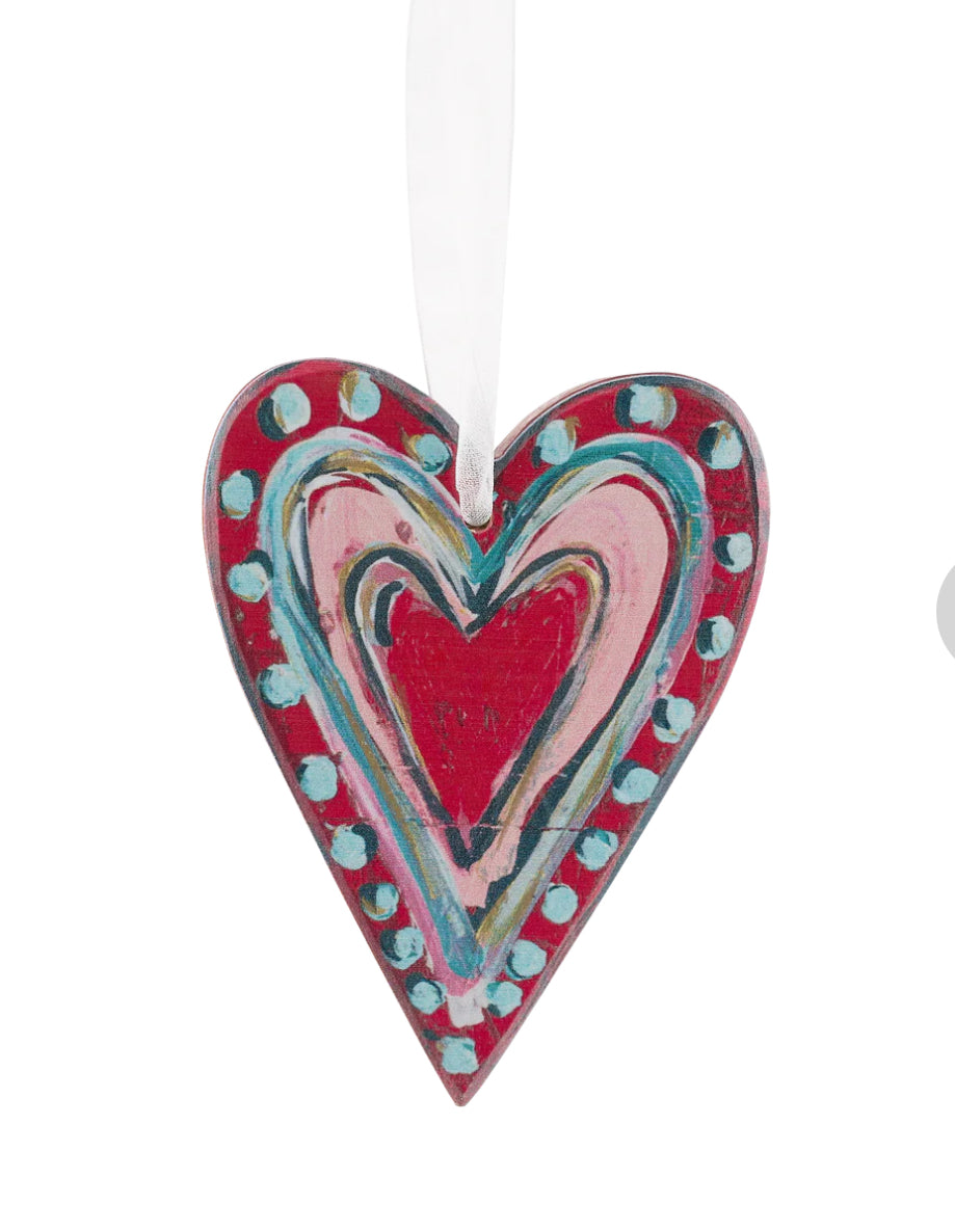 Red Heart Ornament