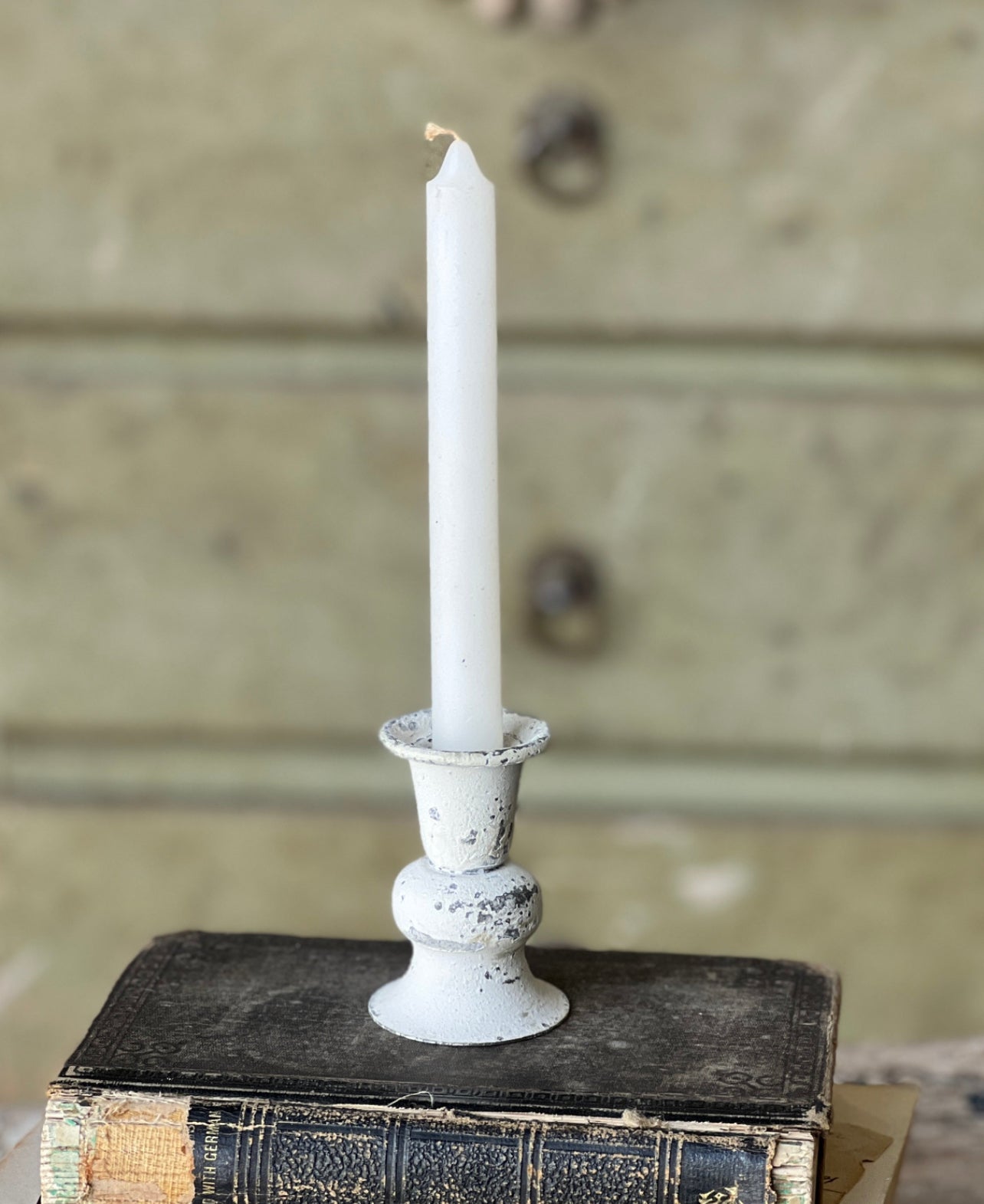 Alette Cream Candle Holder