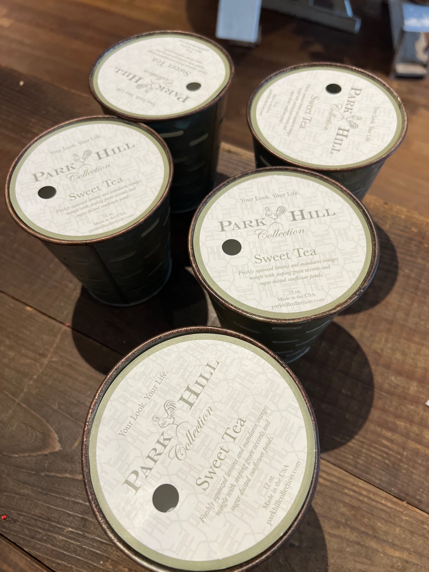 Sweet Tea Olive Bucket Candle