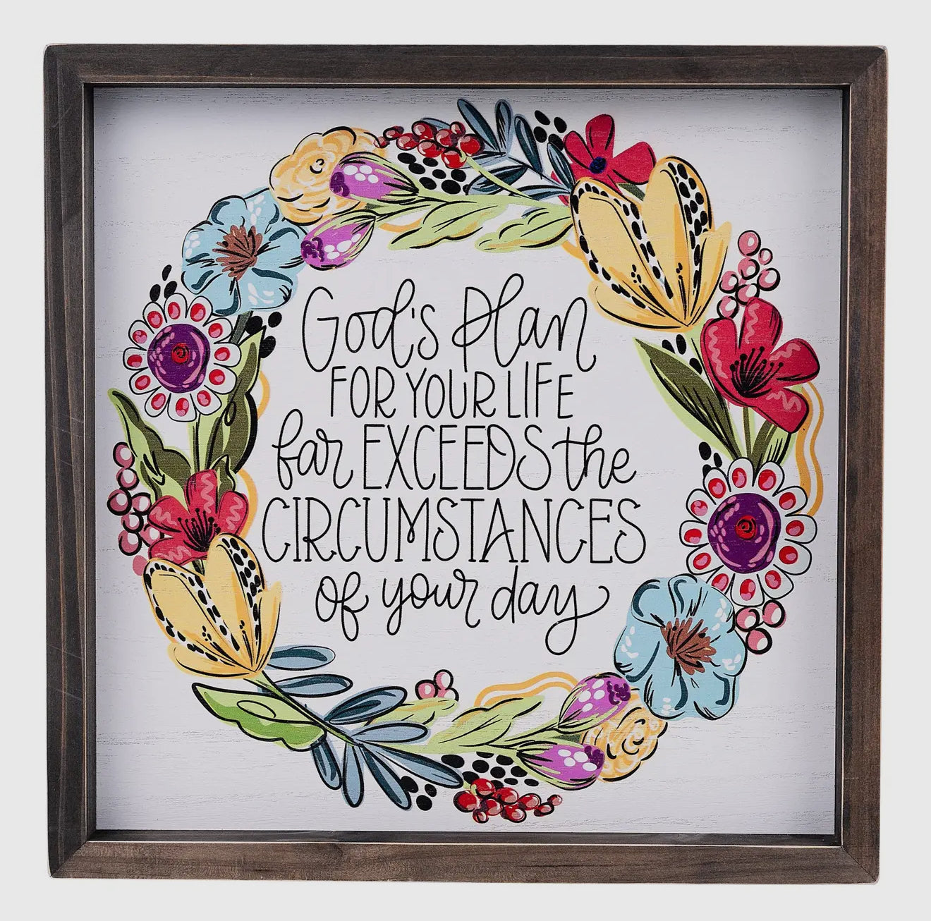 God’s Plan Framed Art