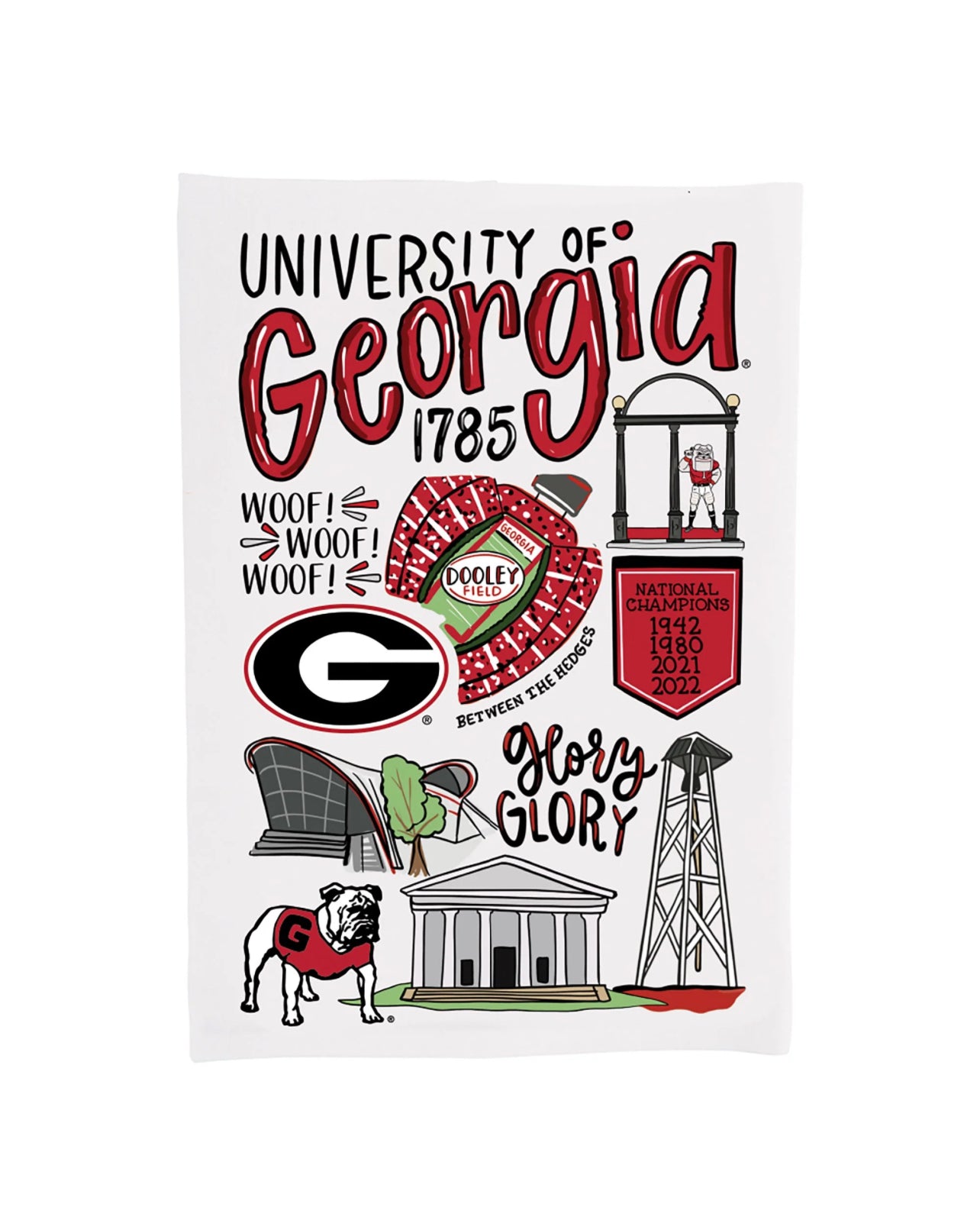 Georgia Icon Tea Towel