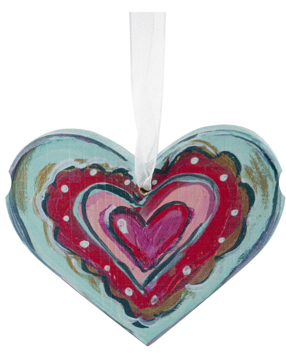 Blue Heart Ornament