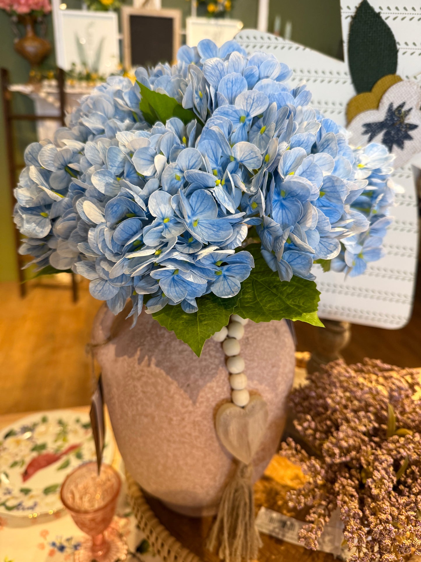 Blue Hydrangea Spray