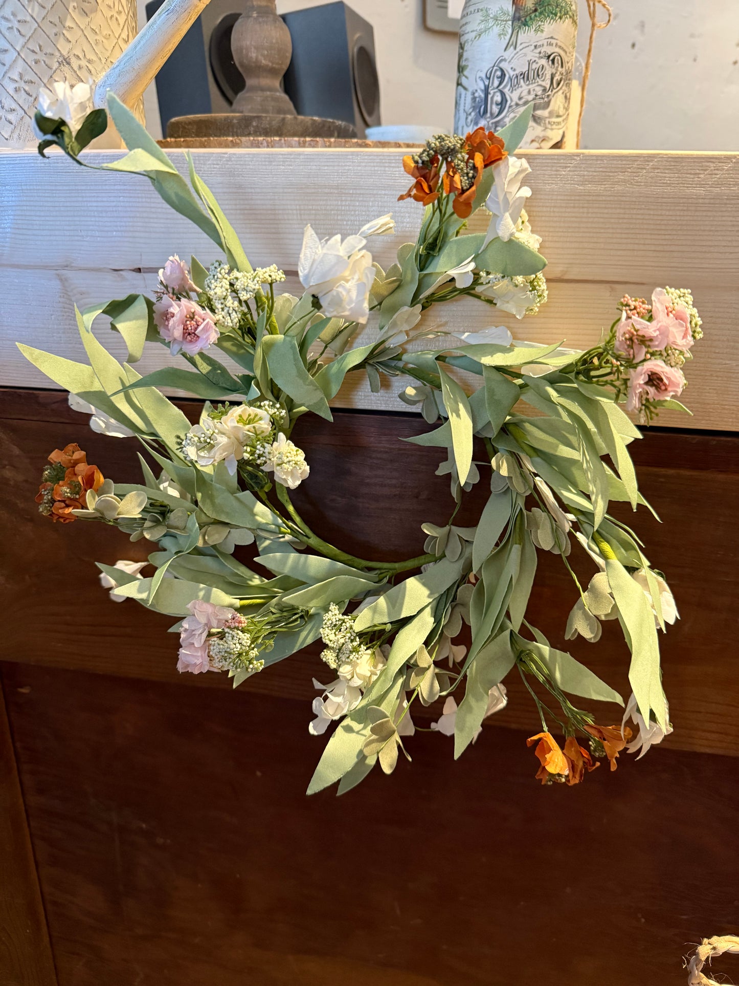 Mixed Wild Flower Candle Ring