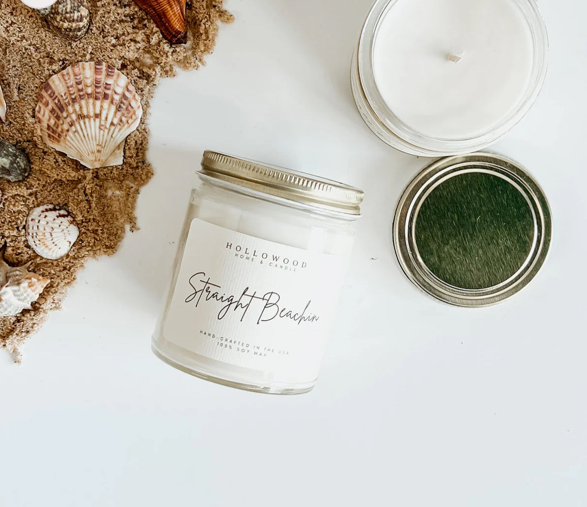 Straight Beachin’ 8 oz. Candle