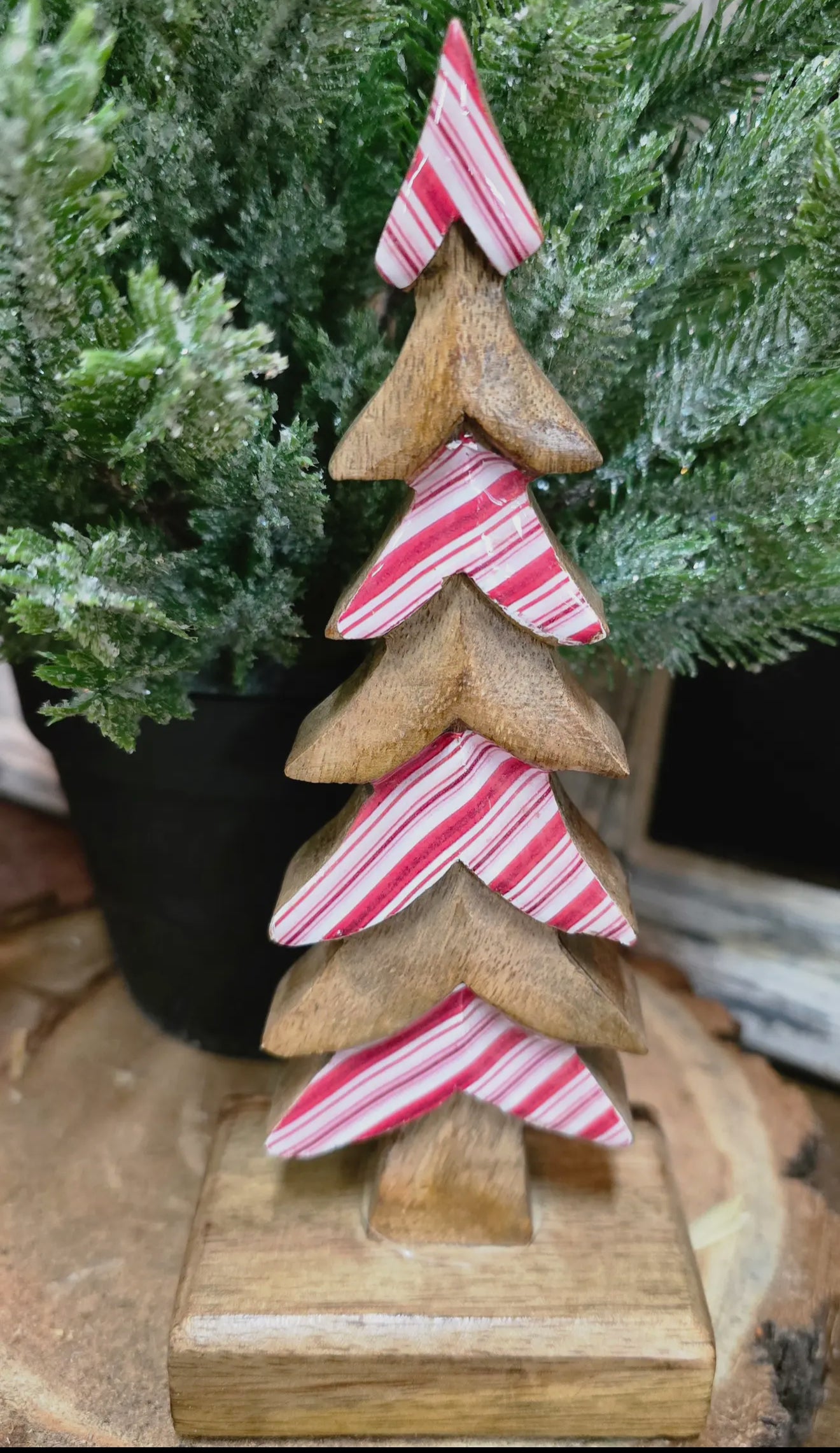 Candy Cane Striped Tree