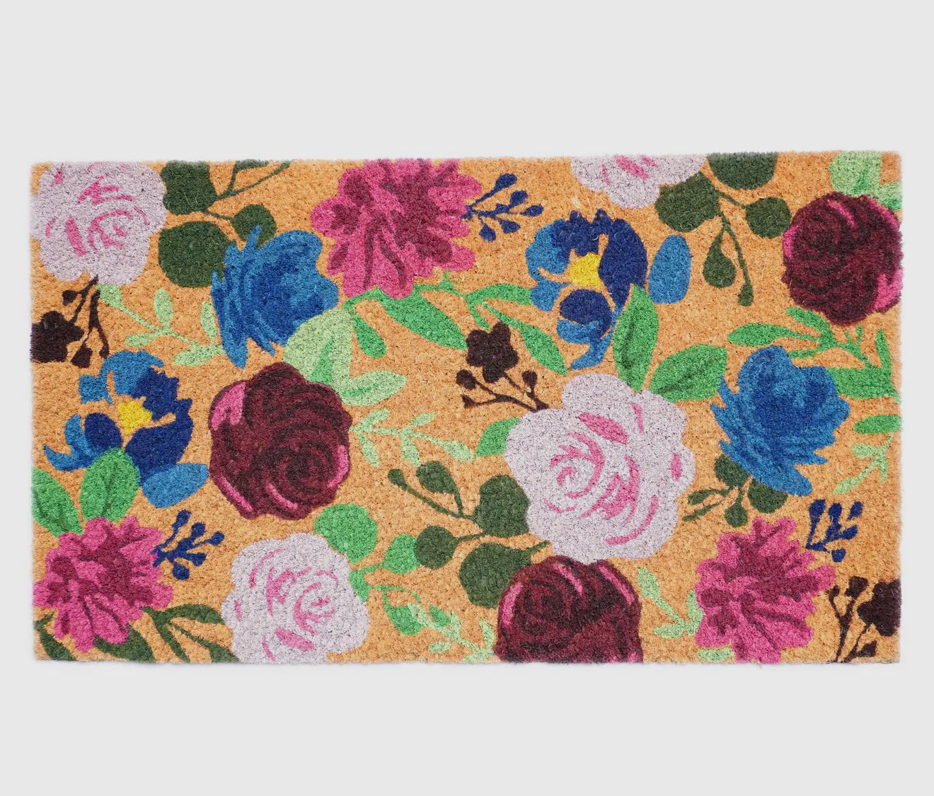 Spring Boho Flower Doormat