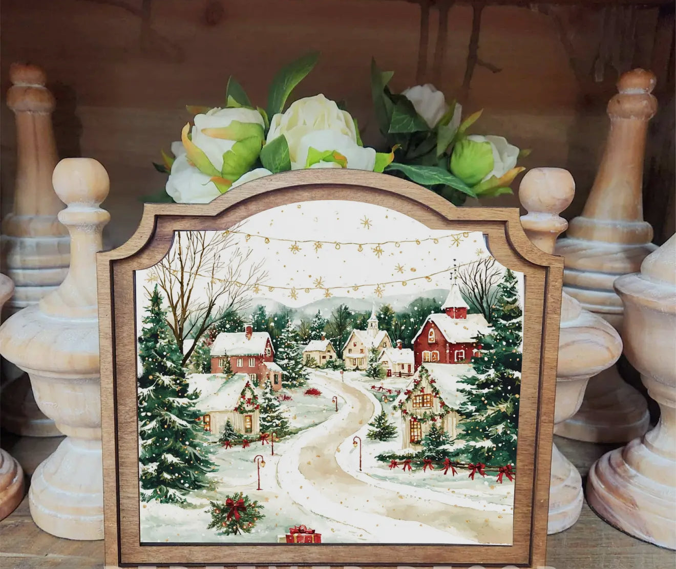 Christmas Village Framed Art