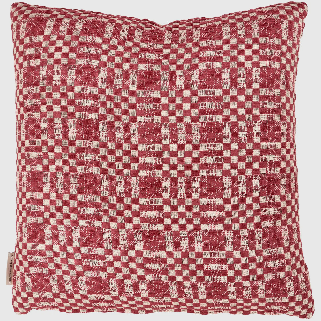 Red Checkered Pillow