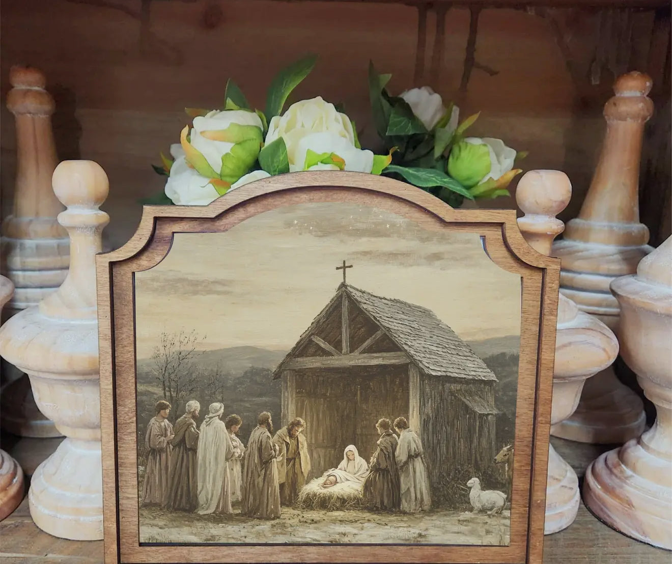 Nativity Scene Framed Art