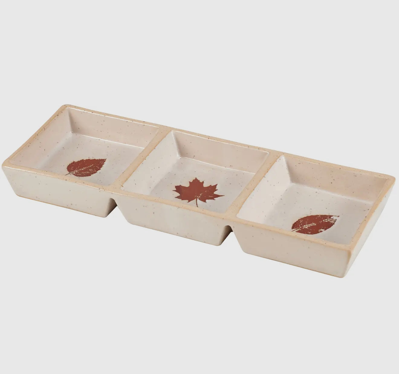 Fall Leaves Tidbit Tray
