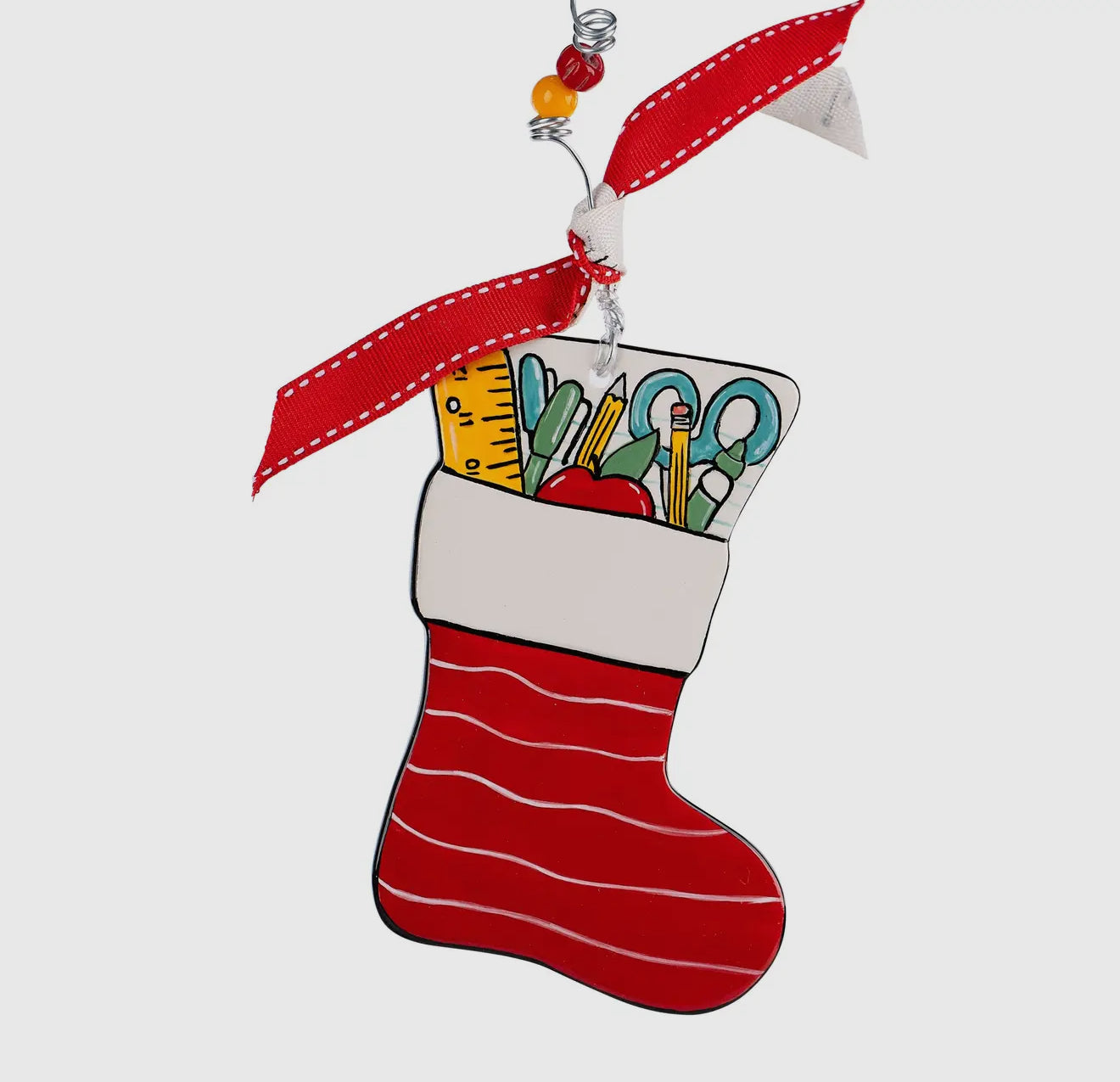Teacher Stocking Ornament