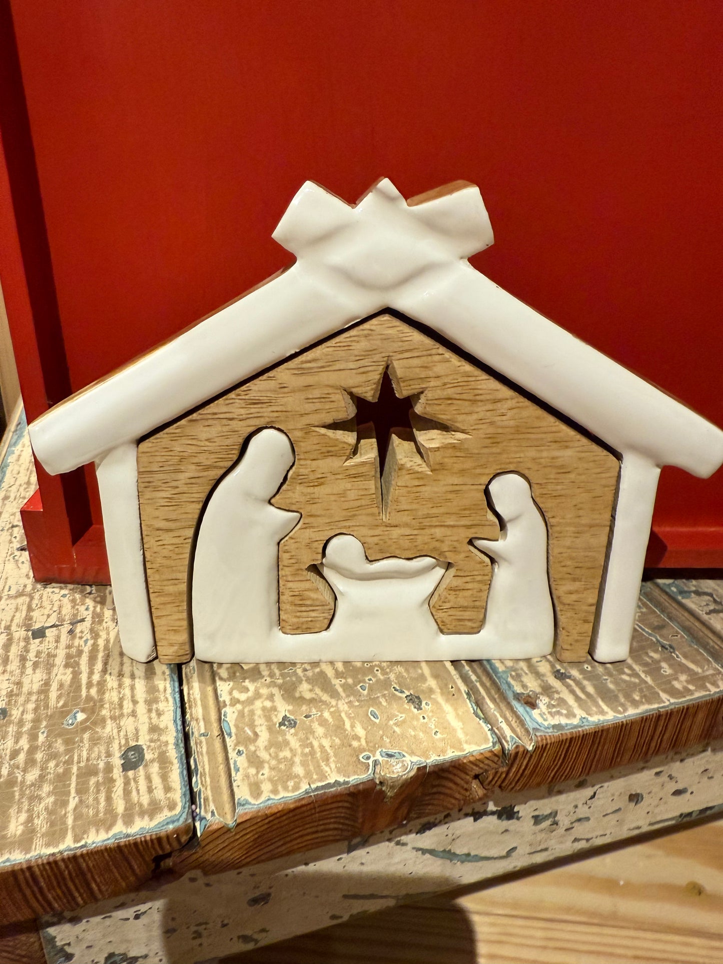 Wooden Nativity