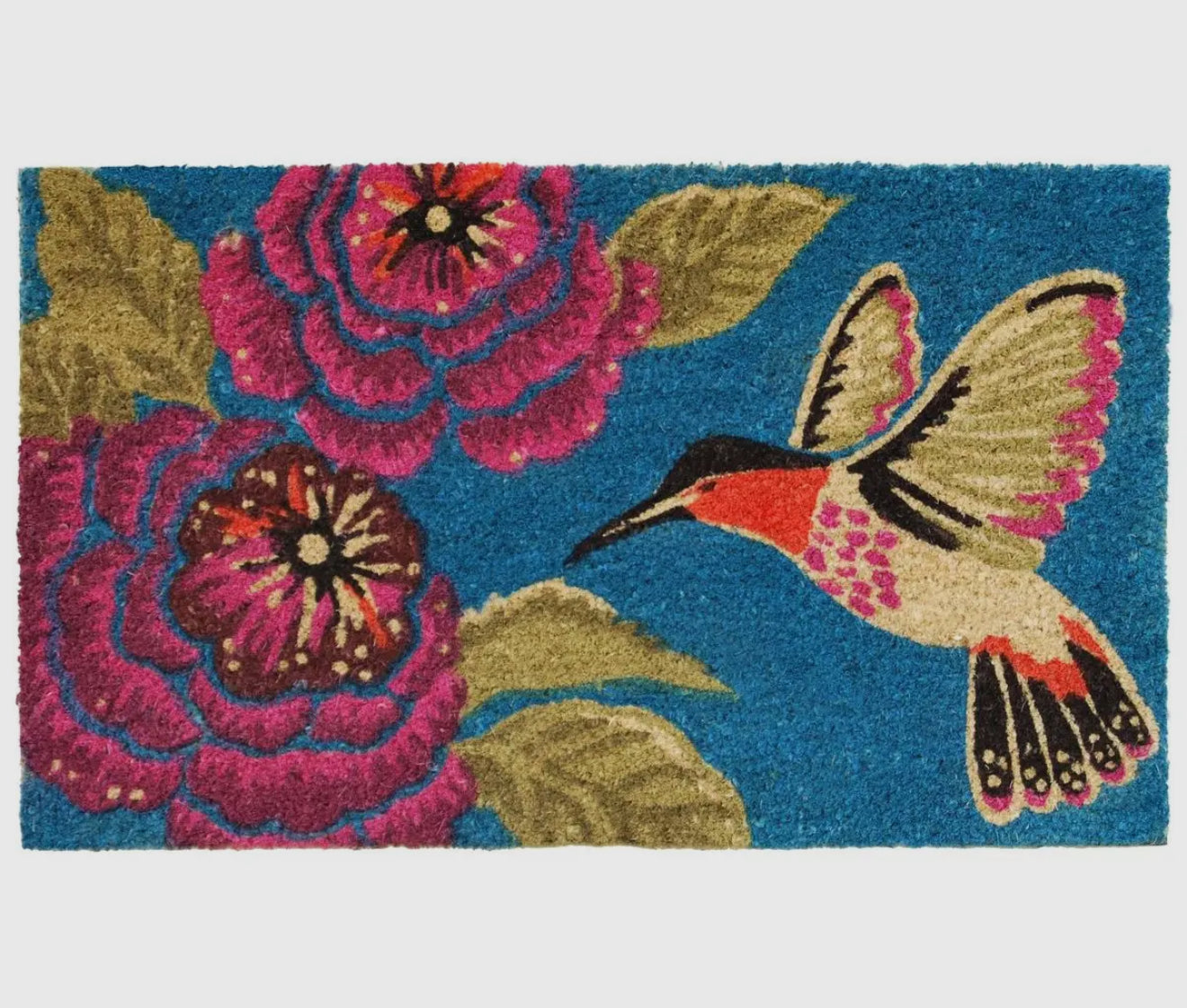 Spring Hummingbird Delight Doormat