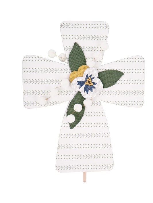 Floral Cross Topper