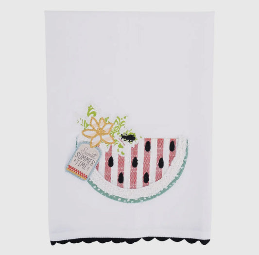 Sweet Summertime Watermelon Tea Towel