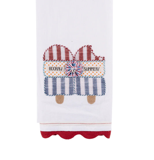 Hooray Summer Popsicle Tea Towel