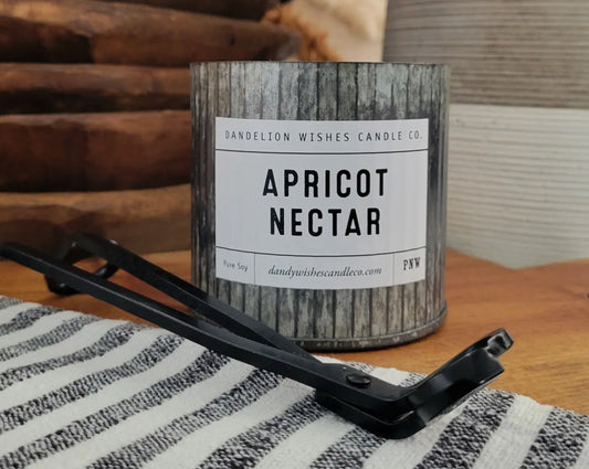 Apricot Nectar 12 oz. Galvanized Tin Candle
