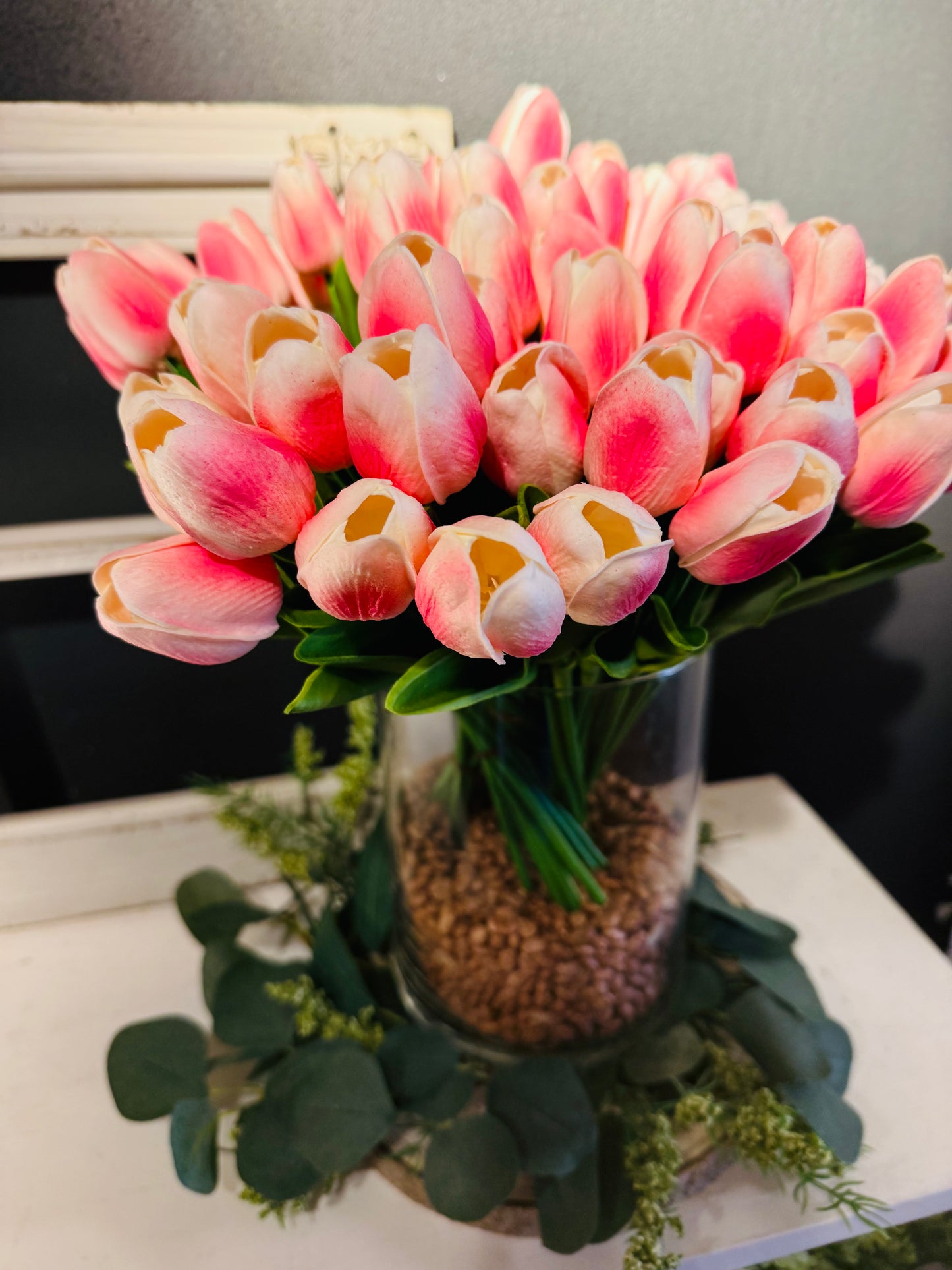 Pink and White Ombré Tulip Bundle