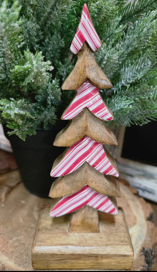Candy Cane Striped Tree