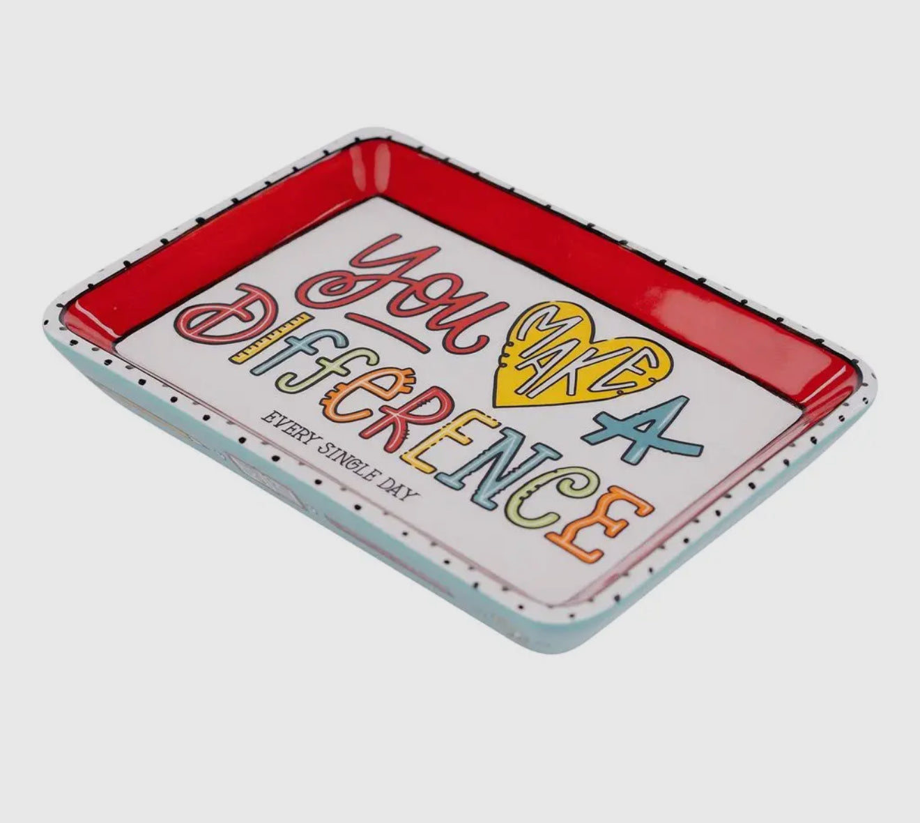 You Make a Difference Trinket Tray