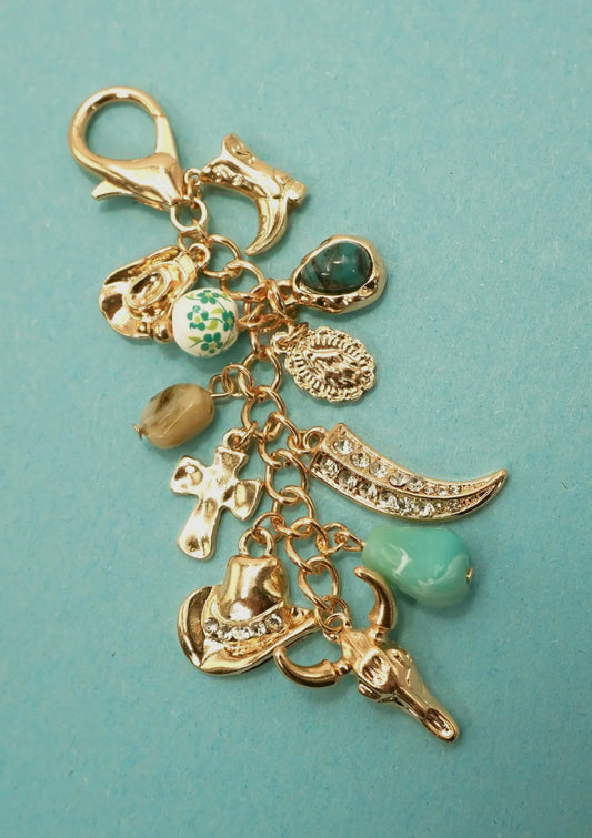 Western Cowboy Bag Charm