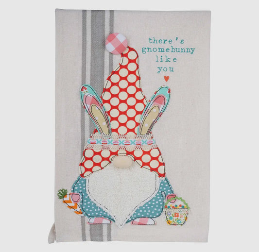 There's Gnome Bunny Like You Tea Towel