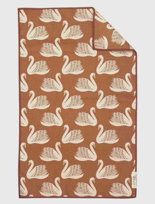 Swan Lake Double Sided Hand Towel