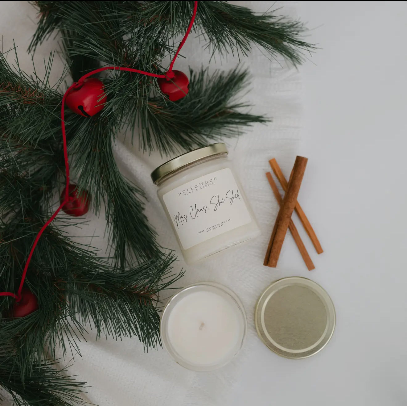 Mrs. Claus She Shed Candle