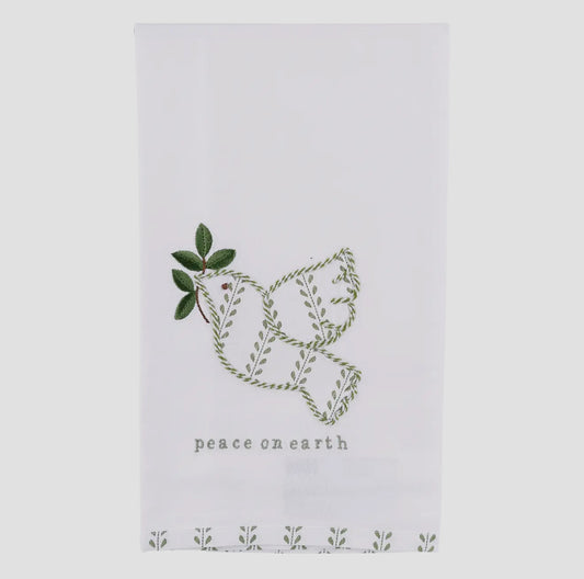 Peace on Earth Tea Towel