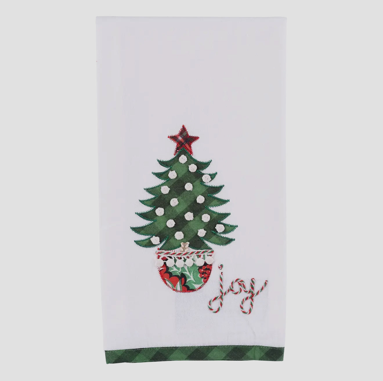 Joy Christmas Tree Tea Towel