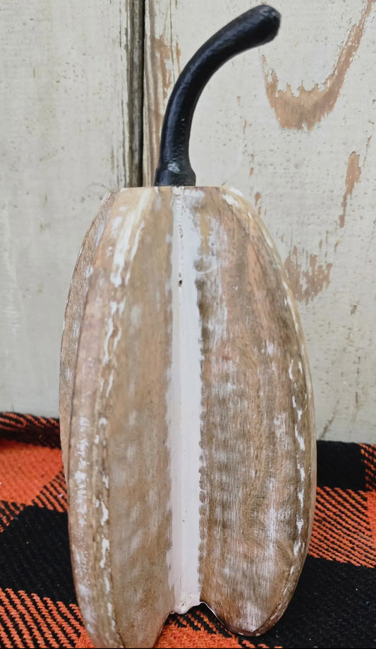 Small Whittled Pumpkin