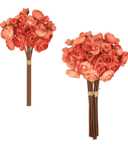 Orange Red Ranunculus Bundle