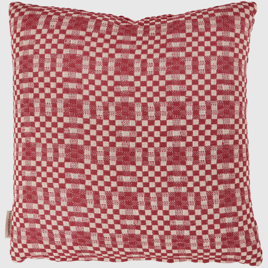 Red Checkered Pillow