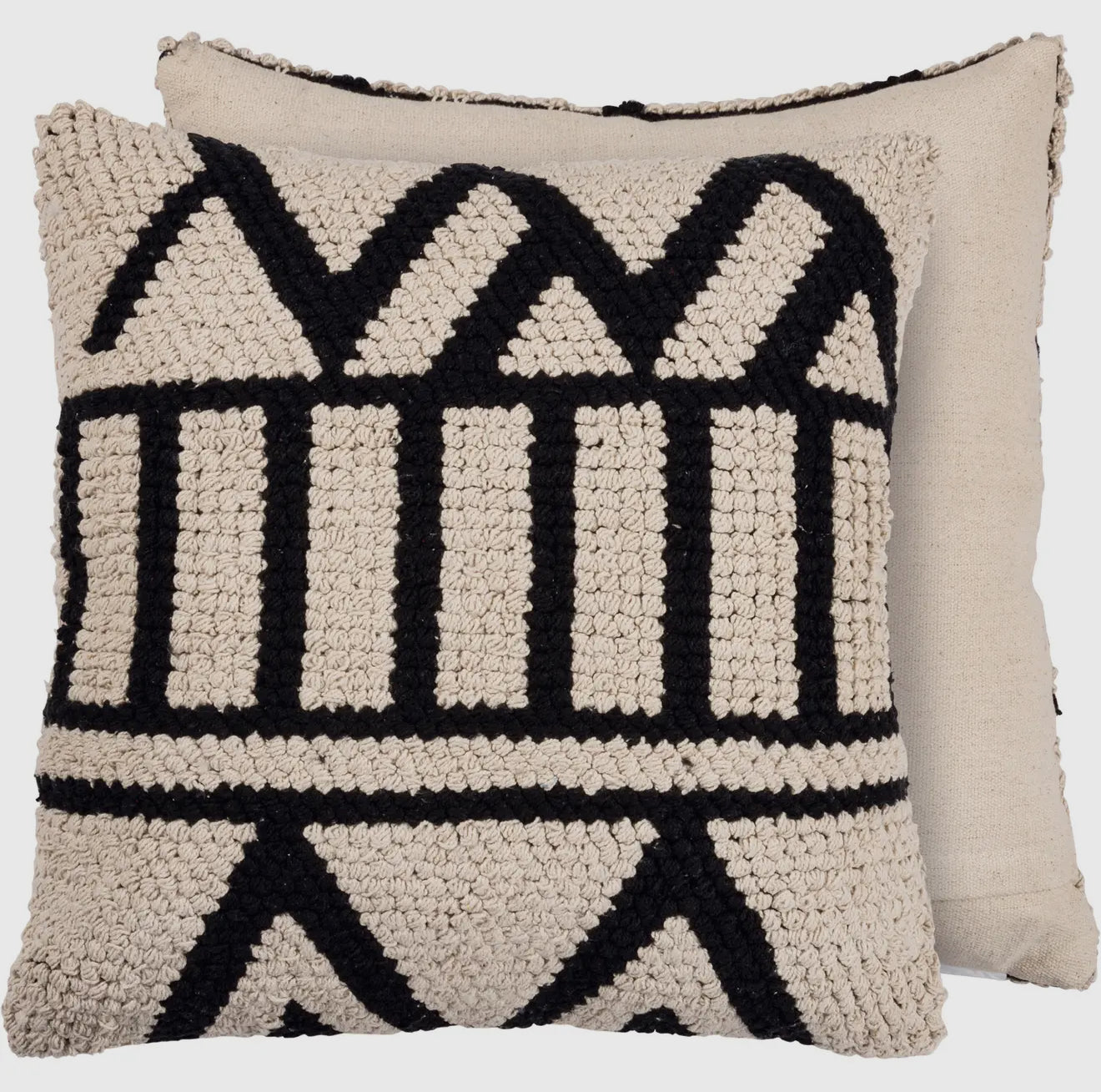 Cream Geo Pillow