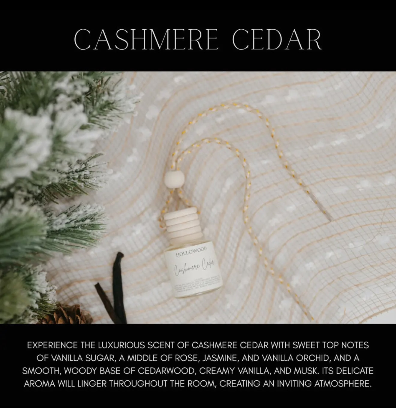 Cashmere Cedar Car Diffuser