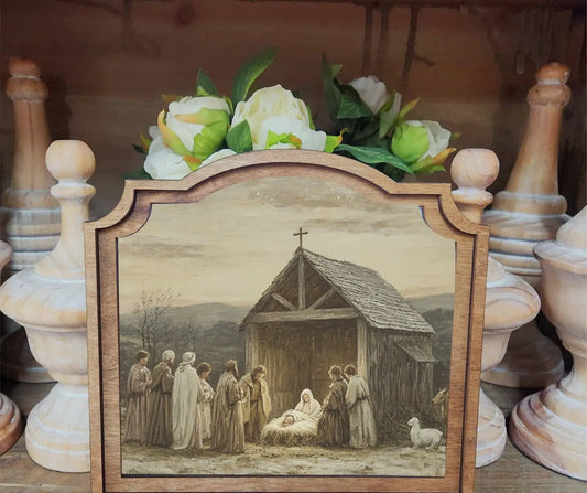 Nativity Scene Framed Art