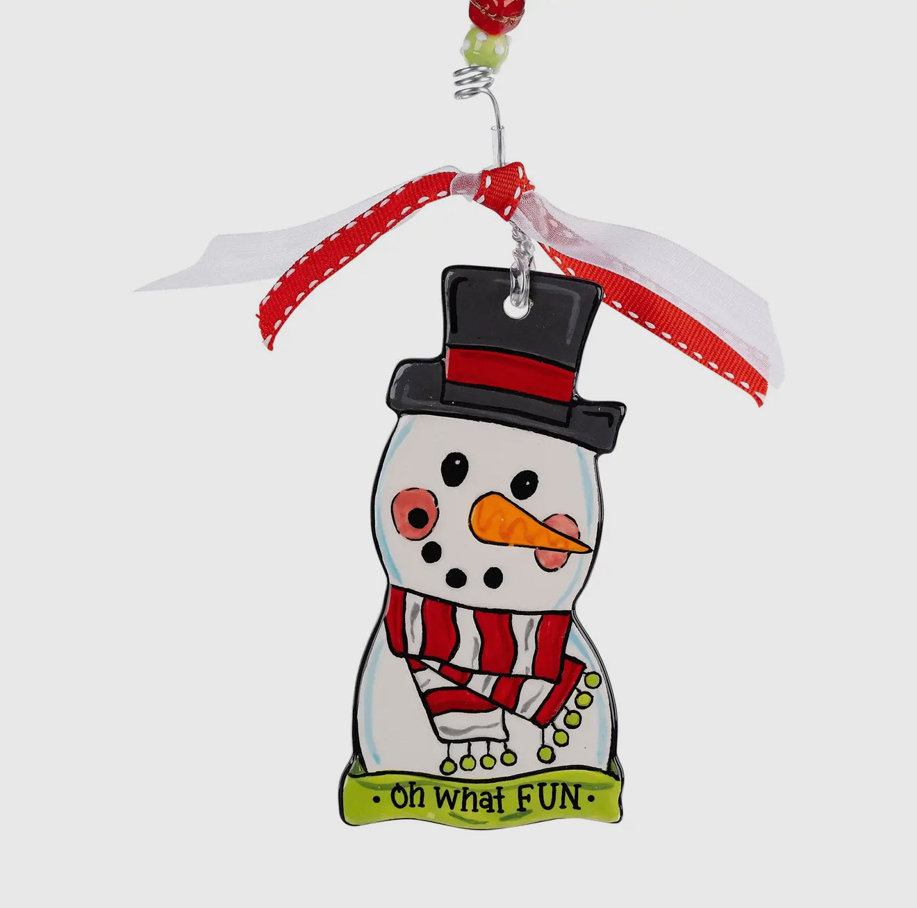 Oh What Fun Snowman Ornament