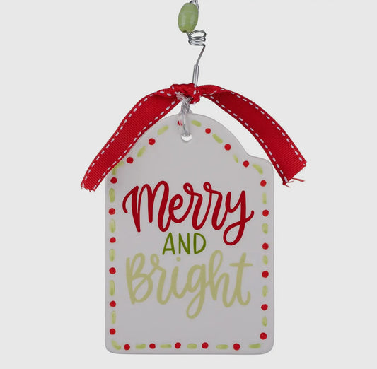 Merry and Bright Ornament