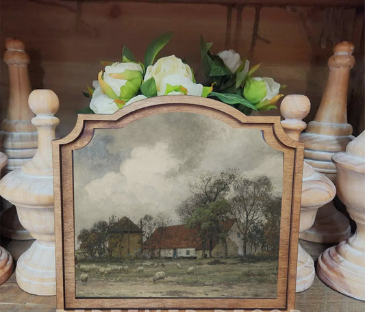 Farmhouse Silo Framed Art