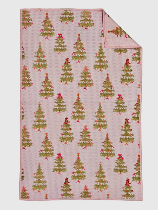 Tinsel Tied Double Sided Hand Towel