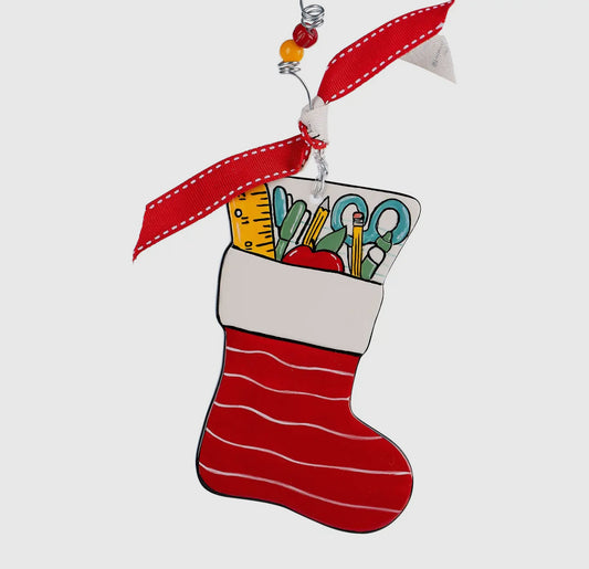 Teacher Stocking Ornament
