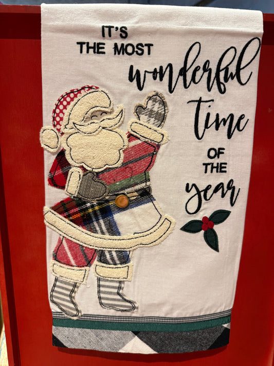 The Most Wonderful Time Tea Towel
